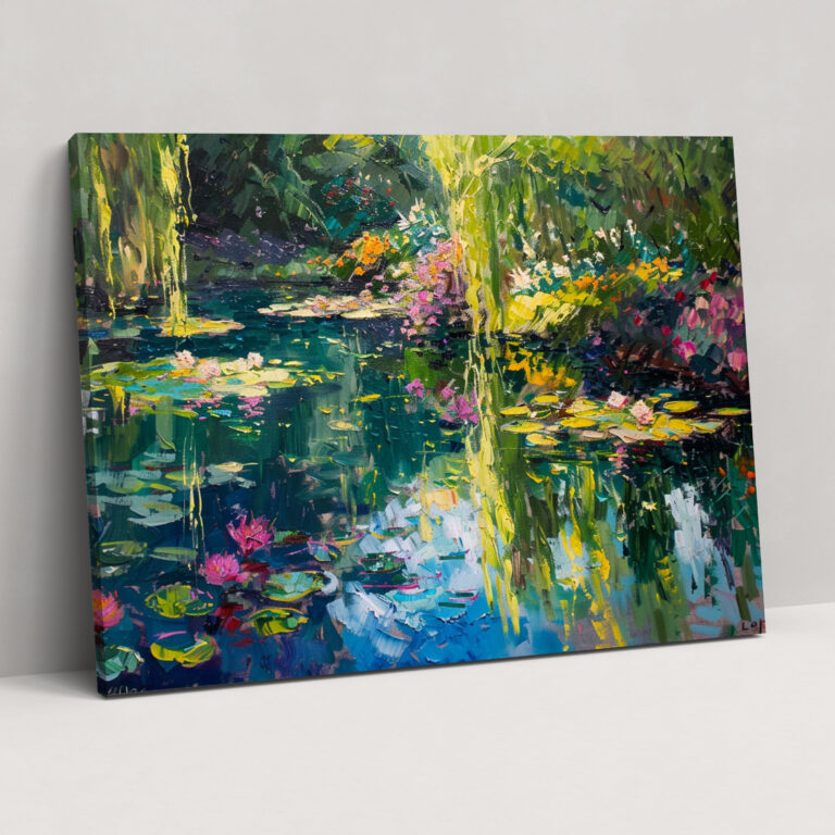 Impressionist Garden Wall Art - Claude Monet, Canvas Wall Art, Wall Art, Home Decoration