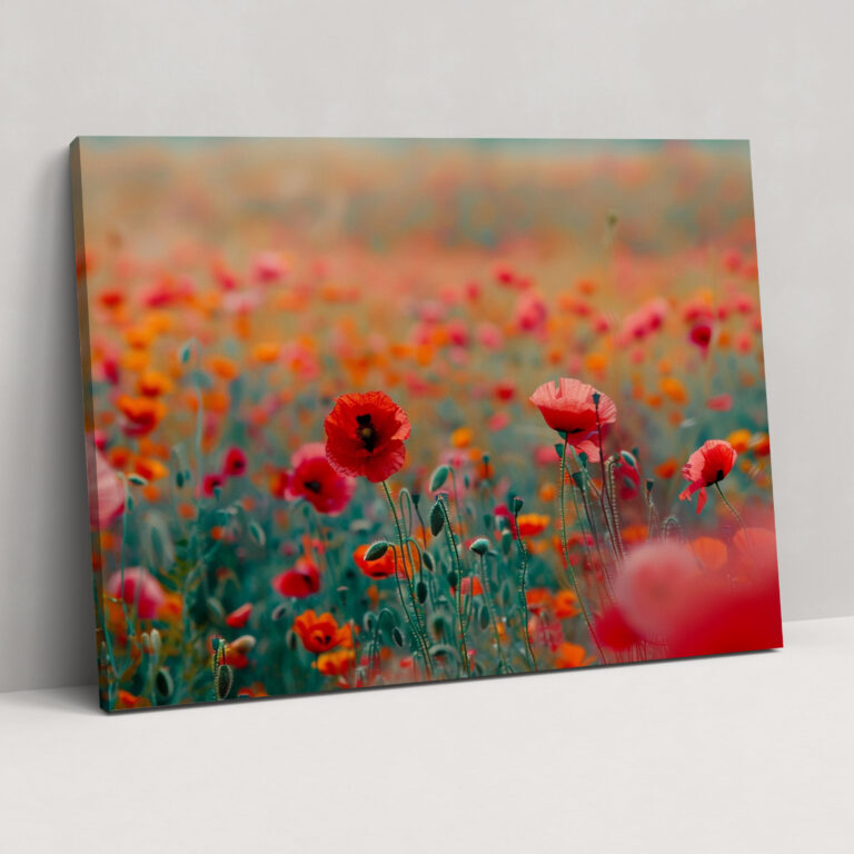 Poppy Field Wall Decoration - Claude Monet, Canvas, Home Decoration, Claude Monet