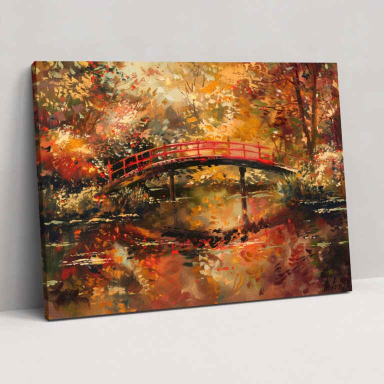Japanese Bridge Canvas Print - Claude Monet, Wall Decoration, Home Decoration, Canvas