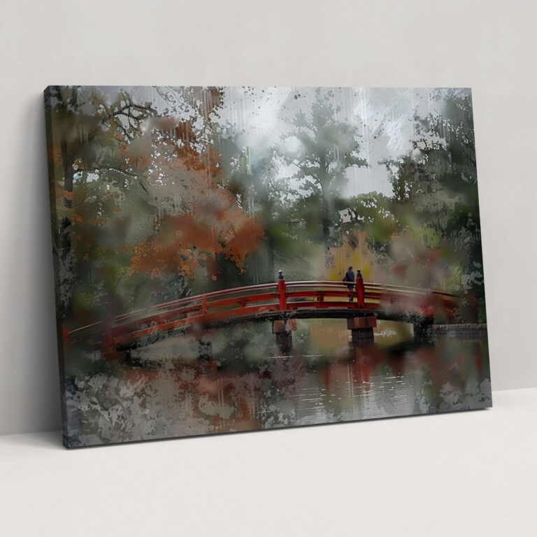 Rainy Day Claude Monet Canvas Print - Claude Monet, Wall Decoration, Home Decoration, Wall Art