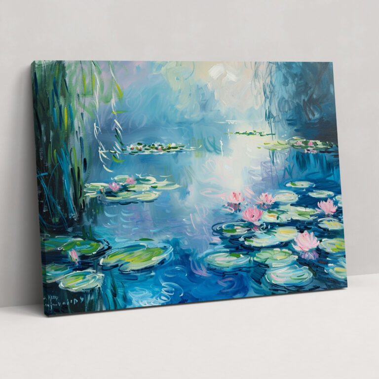 Claude Monet Water Lilies Canvas Print - Claude Monet, Claude Monet, Wall Art, Canvas