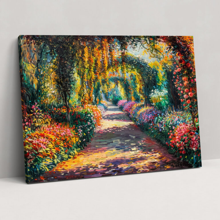 Claude Monet Garden Canvas Print - Claude Monet, Canvas Print, Home Decoration, Canvas Wall Art