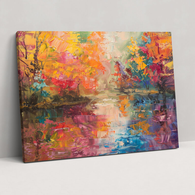 Colorful Claude Monet Landscape Wall Decoration - Claude Monet, Wall Decoration, Canvas Wall Art, Home Decoration