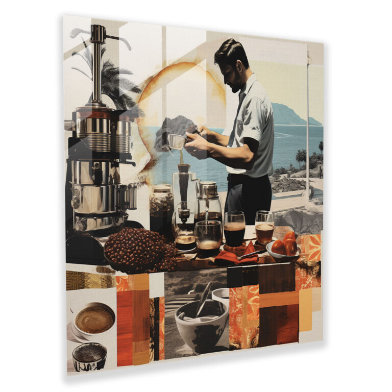 Coffee Culture Glass Print - Coffee, Glass Print, Coffee Culture, Modern Art