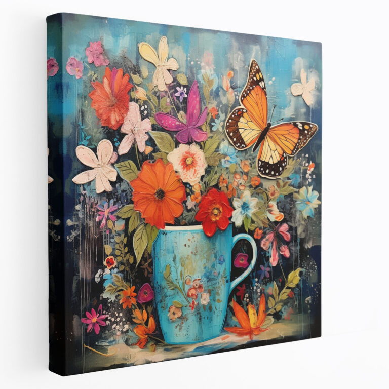 Coffee Canvas Print Wall Decoration - Coffee, Canvas Print, Coffee, Whimsical Artwork