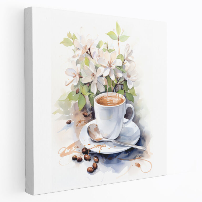 Coffee Canvas Print Wall Decoration - Coffee, Home Decoration, Coffee Plant, Wall Art
