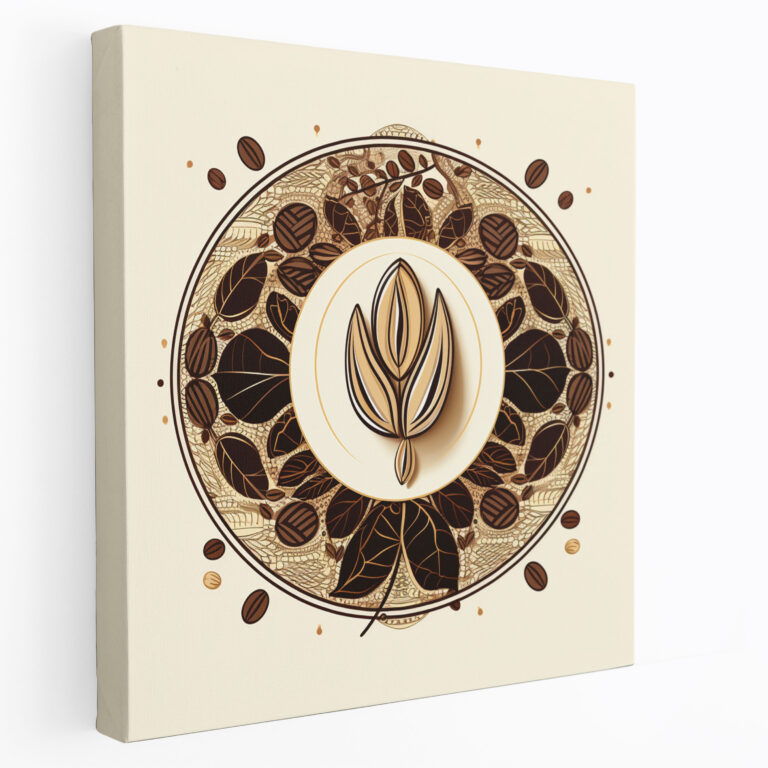 Coffee Bean Canvas Print - Coffee, Sophisticated Design, Home Decoration, Canvas
