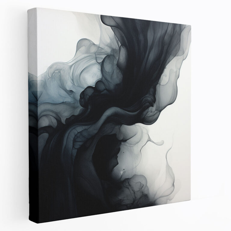 Cool Abstract Wall Art - Cool, Dark Tones, Captivating, Cool