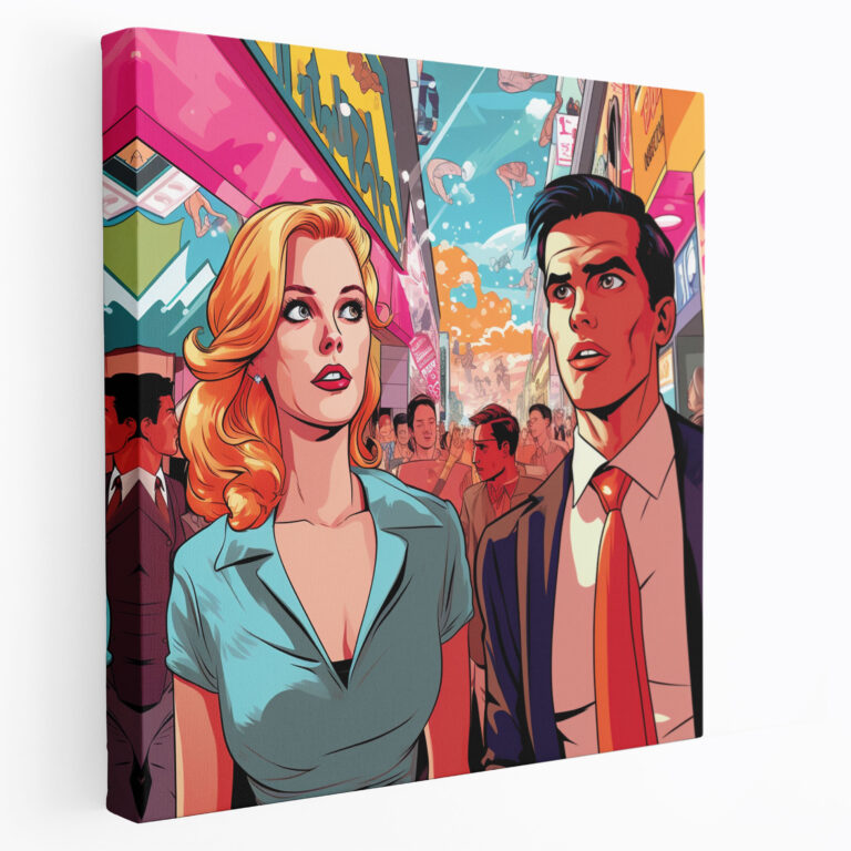Cool Pop Art Canvas Print - Cool, Canvas Print, Home Decoration, Canvas Wall Art