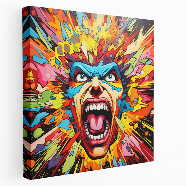 Cool Canvas Print - Pop Art Superhero Wall Art - Cool, Canvas, Superhero Symbols, Canvas Wall Art