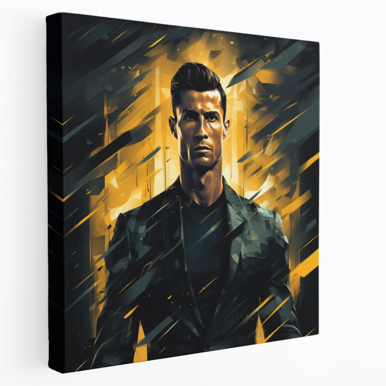 Cristiano Ronaldo Digital Wall Art - Cristiano Ronaldo, Canvas Wall Art, Home Decoration, Wall Decoration