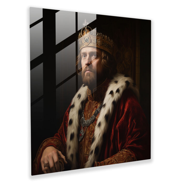 Regal Monarch Glass Print