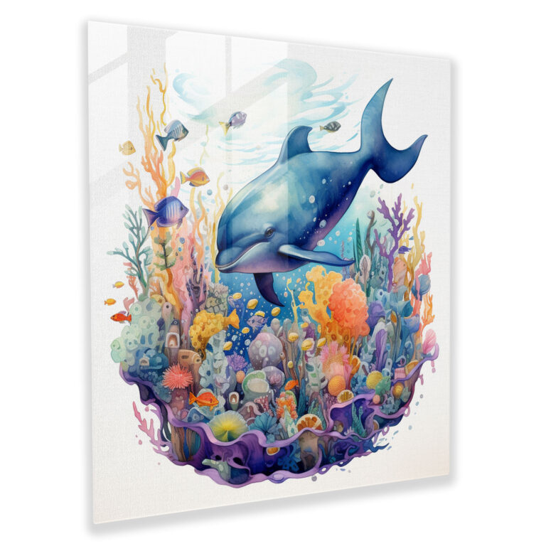 Whimsical Glass Prints: Enchanting Underwater Wonderland