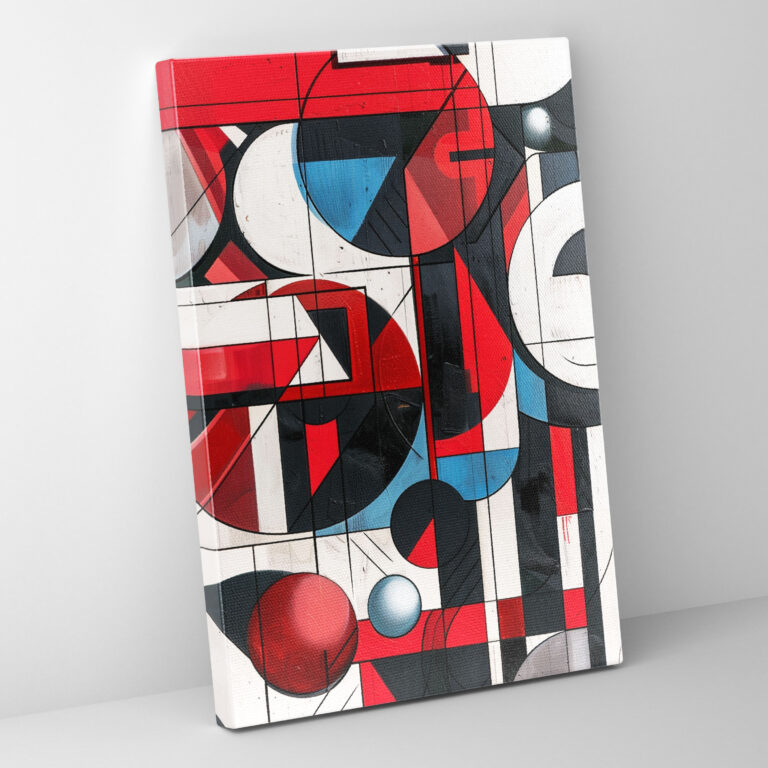 Geometric Cubism Wall Decoration - Cubism, Cubism, Wall Art, Canvas