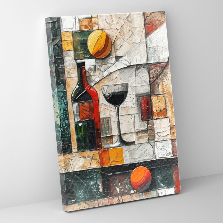 Cubist Still Life Canvas Print - Cubism, Wall Art, Canvas Print, Canvas Wall Art