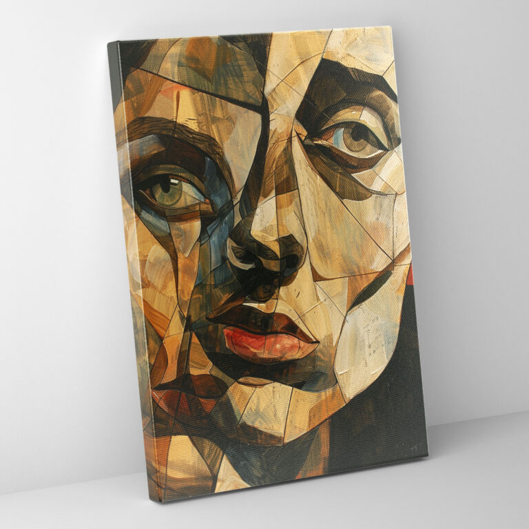 Distorted Cubism Canvas Print - Cubism, Multiple Perspectives, Cubism, Home Decoration