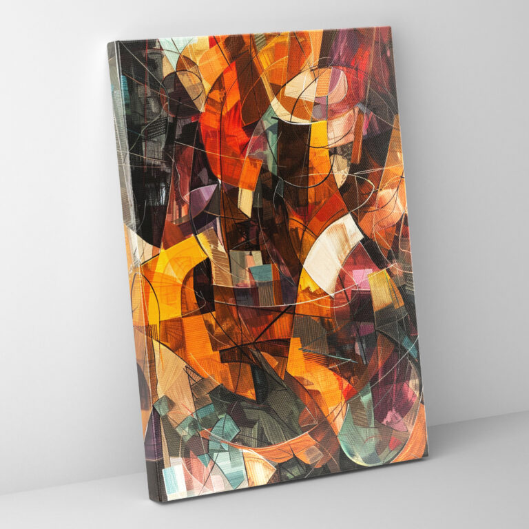 Dynamic Cubism Canvas Print - Cubism, Canvas Print, Dynamic Movement, Canvas