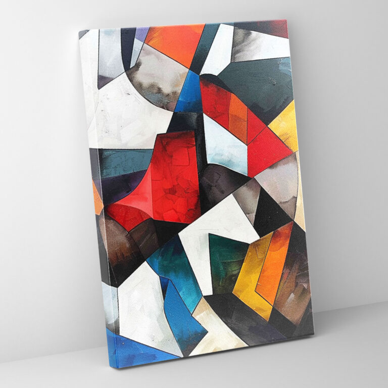 Cubism Animal Motion Canvas Print - Cubism, Home Decoration, Canvas, Wall Art