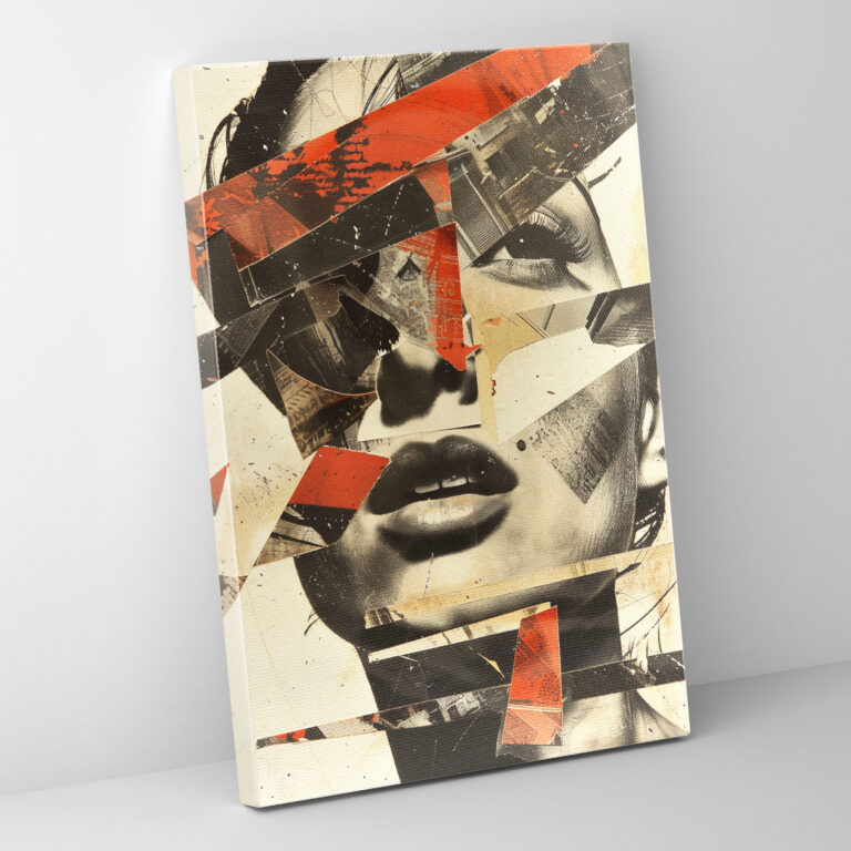 Cubism Vintage Canvas Print - Cubism, Home Decoration, Canvas Print, Canvas