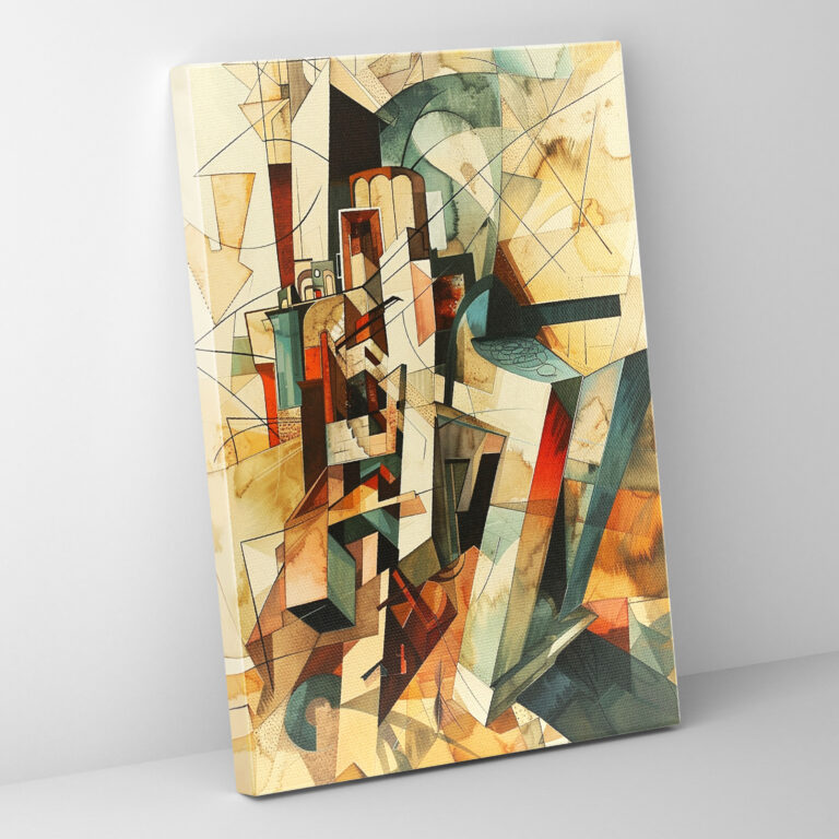 Cubism Architecture Canvas Print - Cubism, Canvas, Cubism, Canvas Print