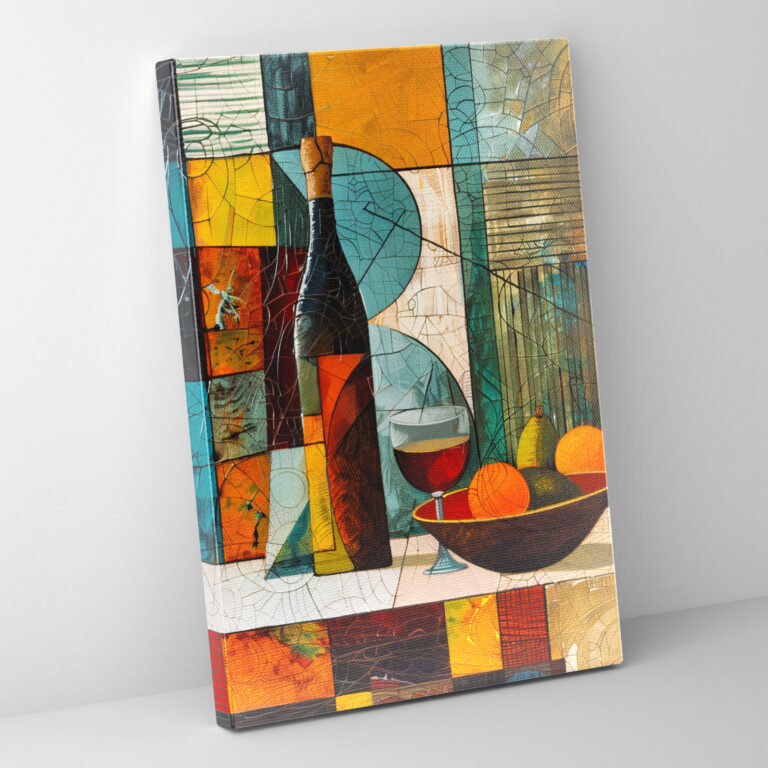 Cubism Still Life Canvas Print - Cubism, Canvas Print, Wall Art, Canvas