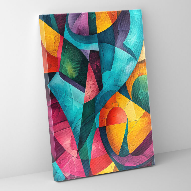 Cubism Canvas Print - Shapes Of Color Wall Art - Cubism, Cubism, Abstract Art, Canvas