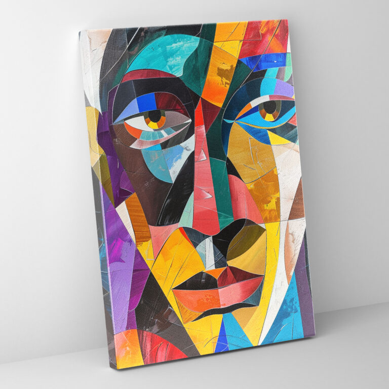 Cubism Overlapping Elements Wall Decoration - Cubism, Cubism, Home Decoration, Wall Decoration