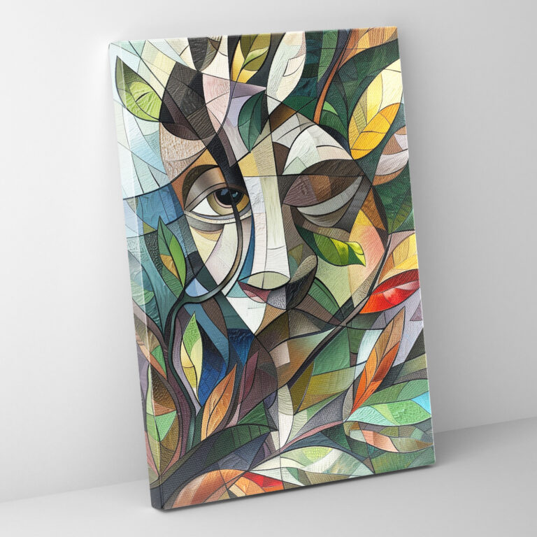 Cubism Nature Canvas Print - Cubism, Canvas Print, Canvas Wall Art, Wall Art