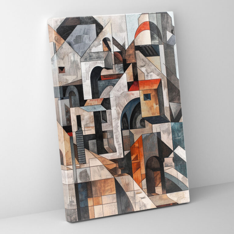 Cubism Architecture Wall Decoration - Cubism, Cubism, Home Decoration, Wall Decoration