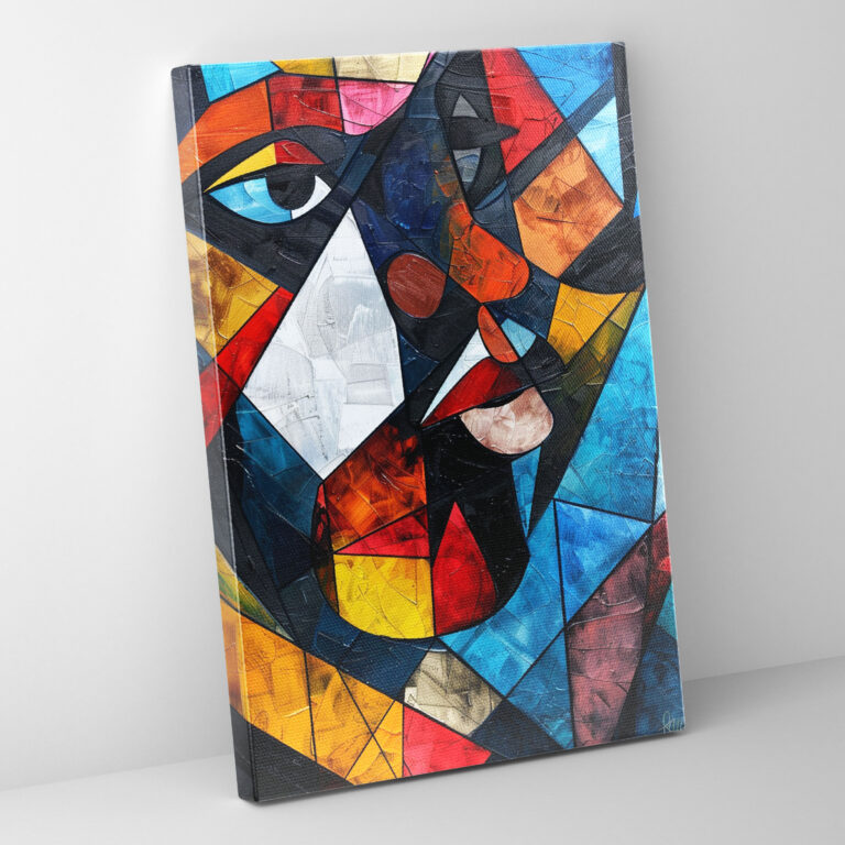 Cubism Abstract Canvas Print - Cubism, Canvas Print, Cubism, Bold Colors