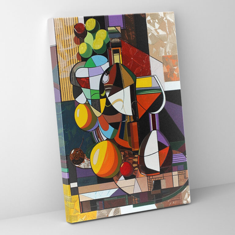 Cubism Patterns Wall Art - Cubism, Canvas, Home Decoration, Wall Decoration