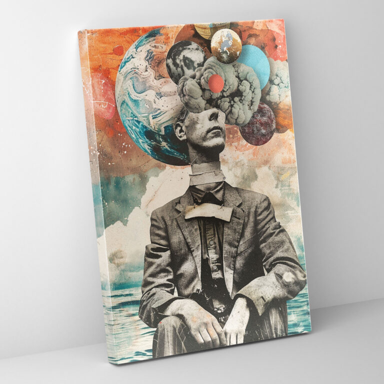 Dadaism Canvas Print - Whimsical Collage Wall Art - Dadaism, Dadaism, Home Decoration, Wall Decoration