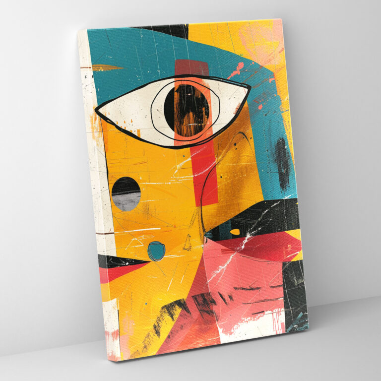 Dadaism Wall Art - Bold Abstract Design Canvas Print - Dadaism, Home Decoration, Dadaism, Canvas