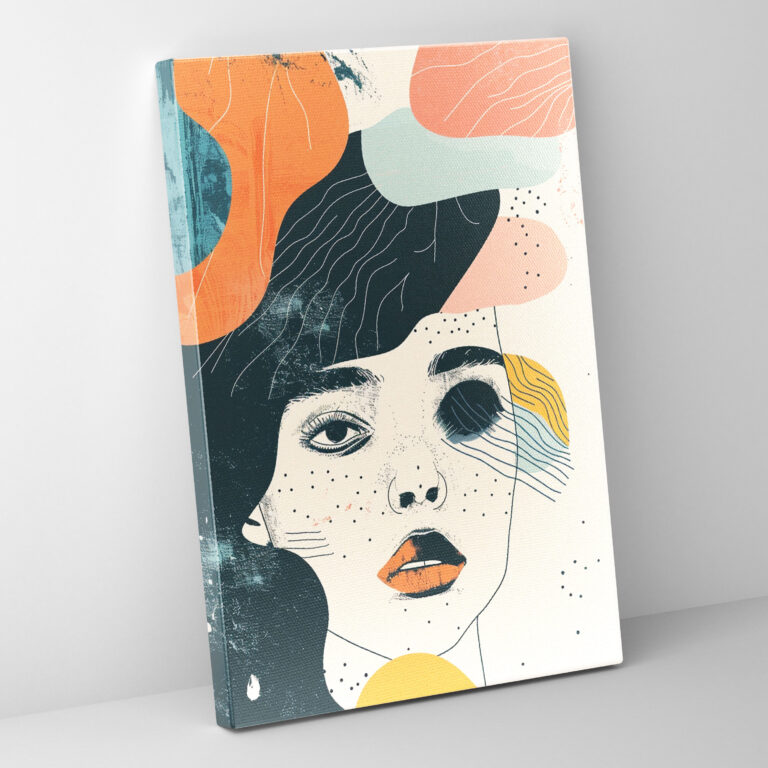 Playful Dadaism Canvas Print - Dadaism, Wall Art, Home Decoration, Wall Decoration