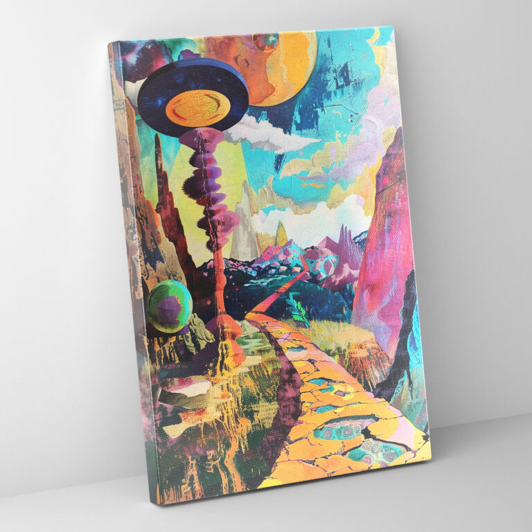 Dreamlike Dadaism Canvas Print - Dadaism, Wall Decoration, Wall Art, Dadaism