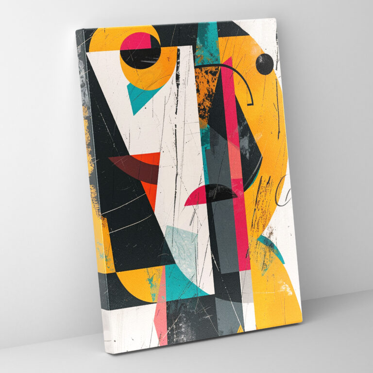Dadaism Inspired Wall Art Canvas Print - Dadaism, Home Decoration, Dadaism Art Style, Canvas Wall Art