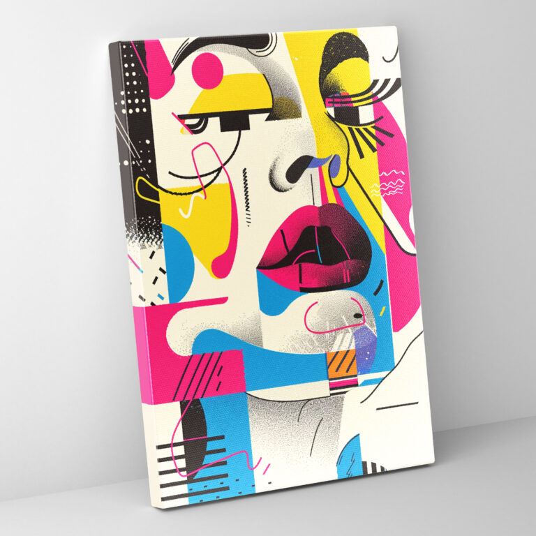 Typography Dadaism Wall Decoration - Dadaism, Canvas Wall Art, Canvas Print, Wall Decoration