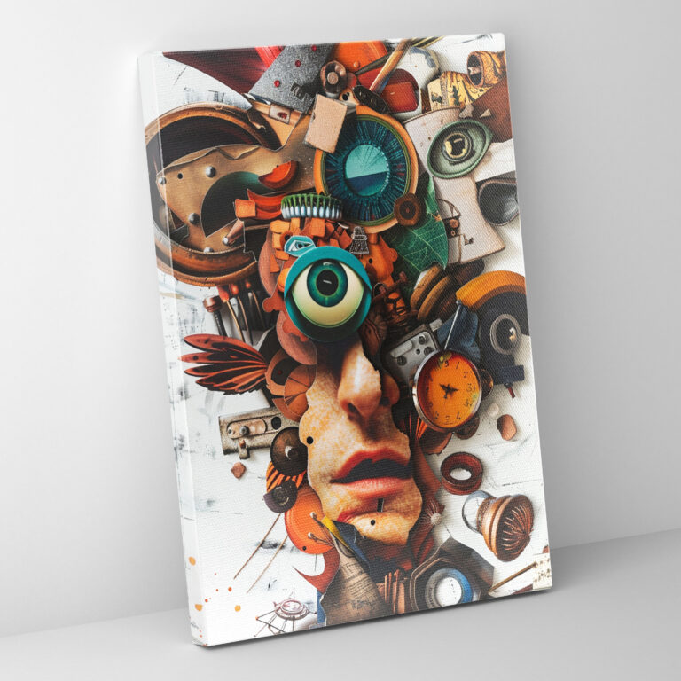 Surreal Dadaism Wall Art - Dadaism, Home Decoration, Canvas Wall Art, Dadaism