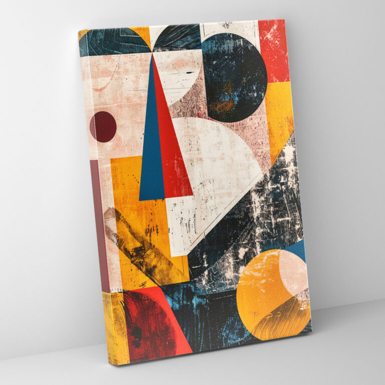 Dadaism Abstract Shapes Canvas Print - Dadaism, Canvas, Canvas Print, Canvas Wall Art