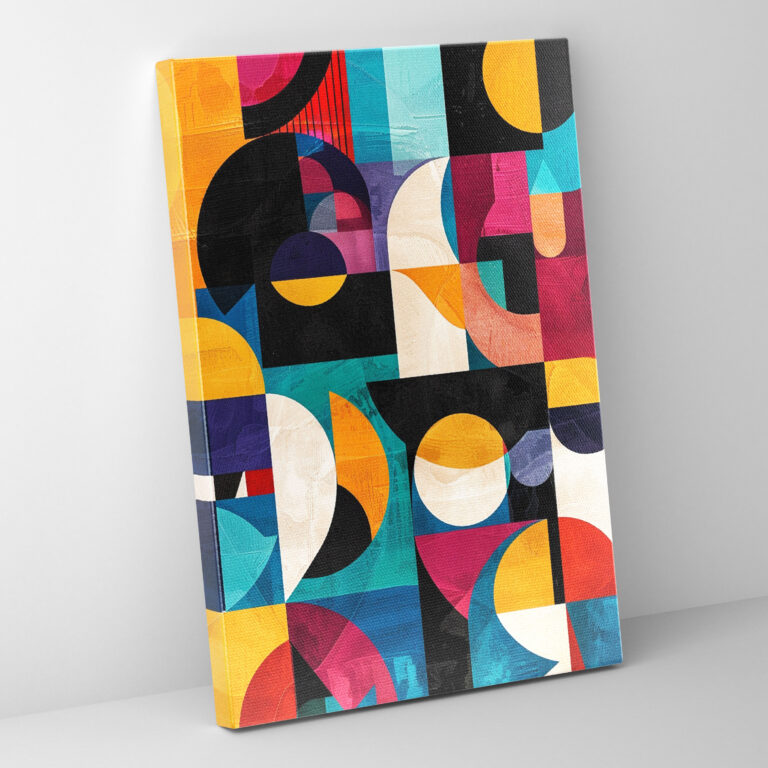 Dadaism Abstract Geometric Shapes Canvas Print - Dadaism, Home Decoration, Canvas Print, Dadaism