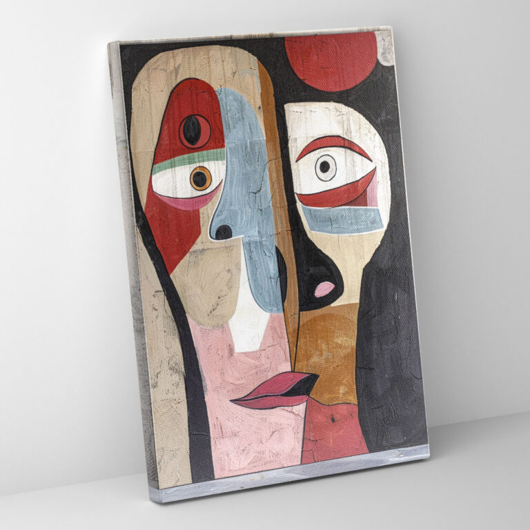 Distorted Faces Dadaism Wall Decoration - Dadaism, Home Decoration, Wall Decoration, Dadaism