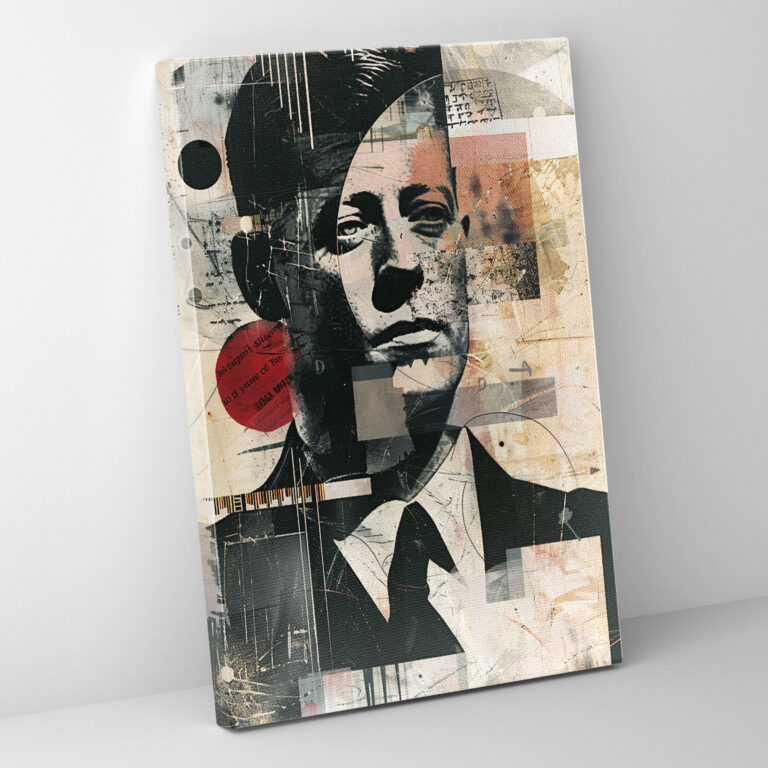 Dadaism Bold Typography Canvas Print - Dadaism, Wall Decoration, Dadaism, Home Decoration