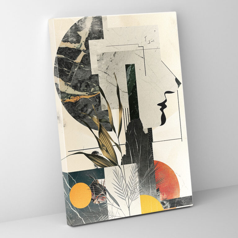 Nonsensical Compositions Dadaism Canvas Print - Dadaism, Home Decoration, Canvas Print, Canvas