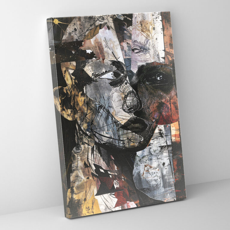 Distorted Dadaism Wall Art Canvas - Dadaism, Wall Decoration, Dadaism, Canvas Print