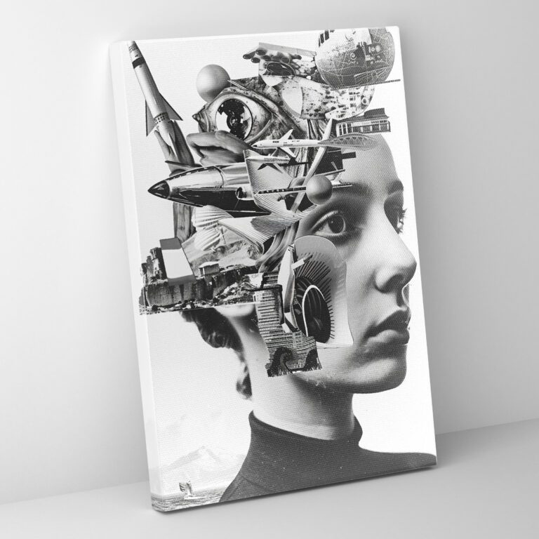Dadaism Art Style Wall Art - Dadaism, Canvas Wall Art, Home Decoration, Canvas