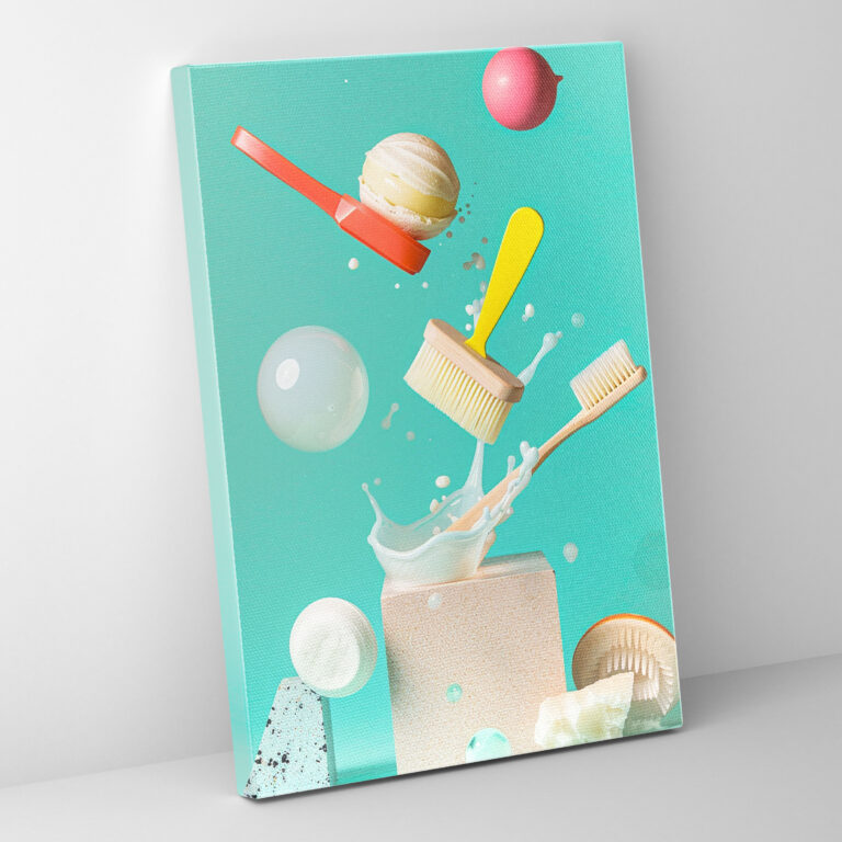 Dadaism Playful Wall Decoration - Dadaism, Canvas, Wall Art, Home Decoration