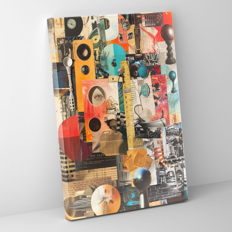 Dadaism Random Objects Wall Art - Dadaism, Canvas Wall Art, Wall Decoration, Canvas