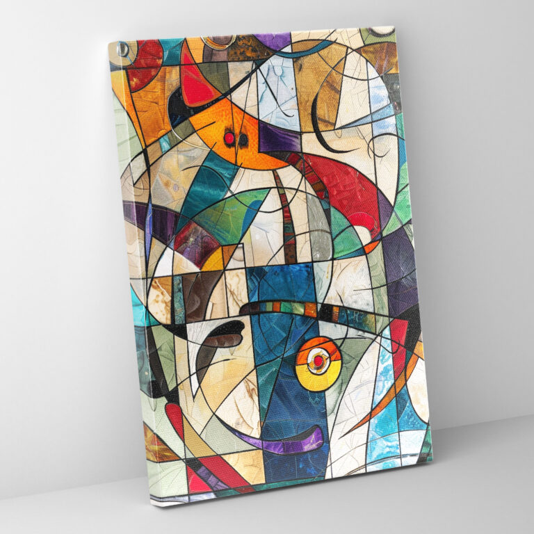 Dadaism Chaos Of Colors Wall Decoration - Dadaism, Canvas, Dadaism, Wall Decoration