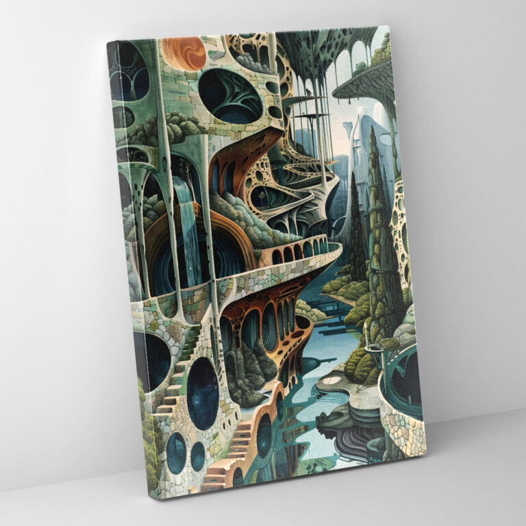 Dadaism Surreal Landscapes Wall Art - Dadaism, Dadaism, Home Decoration, Canvas