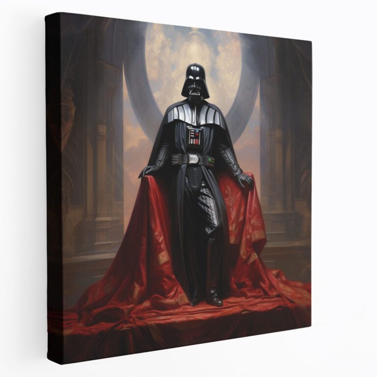 Darth Vader Wall Art - Darth Vader, Oil Painting, Wall Art, Home Decoration
